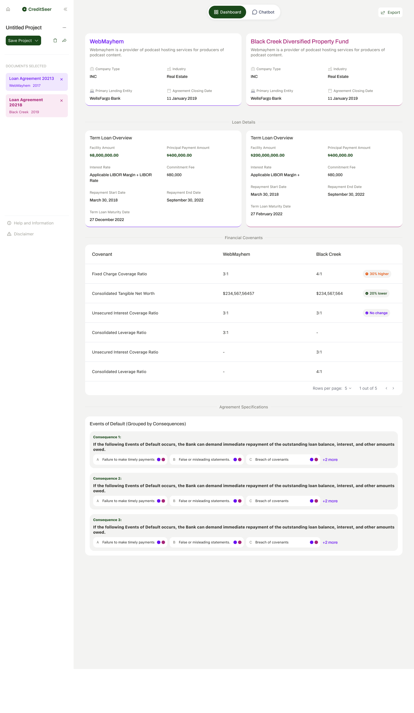 CreditSeer screenshot 2