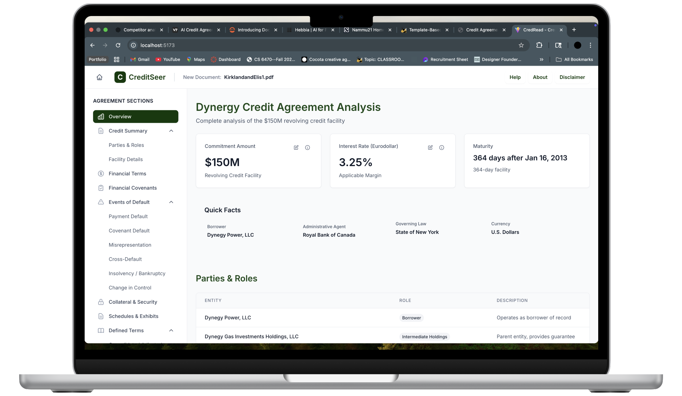CreditSeer product overview